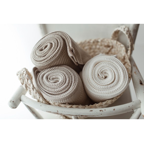 Bambusowy kocyk powder pink 80x100 – fir