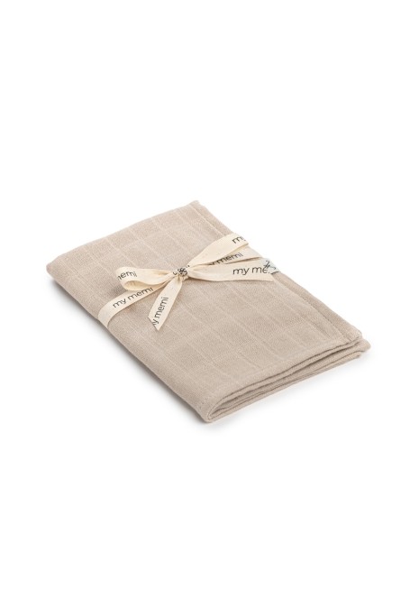 Bambusowa pieluszka muślinowa 65x65 beige