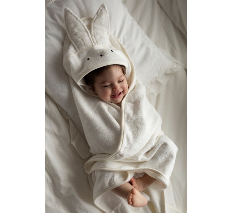 Bambusowy ręcznik cream - rabbit