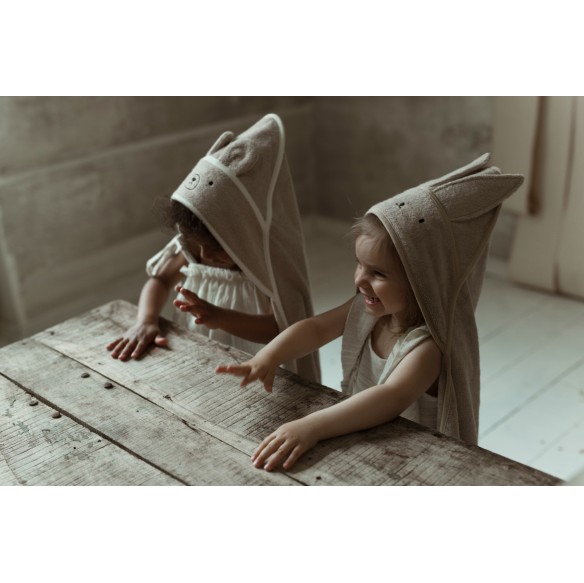 Bambusowy ręcznik cream - rabbit