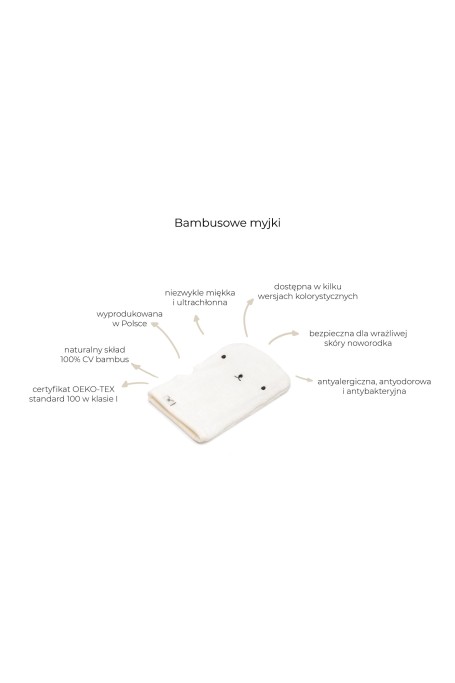 Bambusowa myjka light grey 2