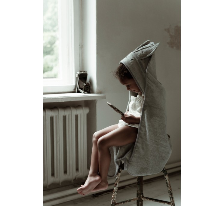 Bambusowy ręcznik beige - rabbit