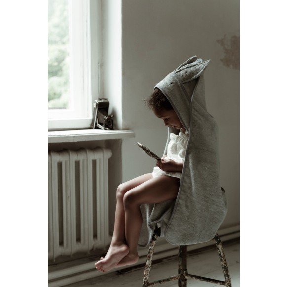 Bambusowy ręcznik beige - rabbit