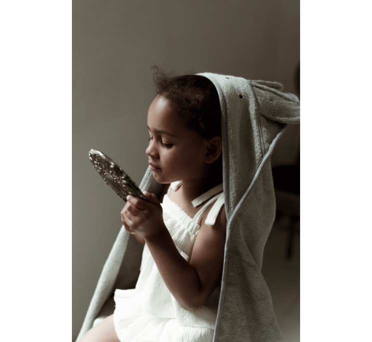 Bambusowy ręcznik beige - rabbit