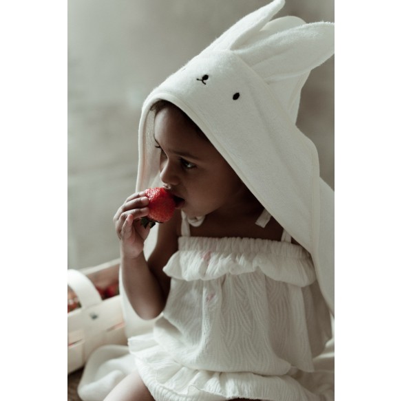 Bambusowy ręcznik beige - rabbit