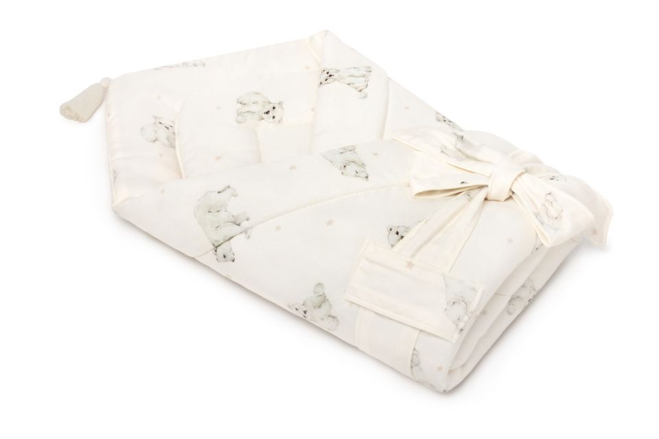 2in1 bamboo baby horn/bedding - little bears - MY MEMI