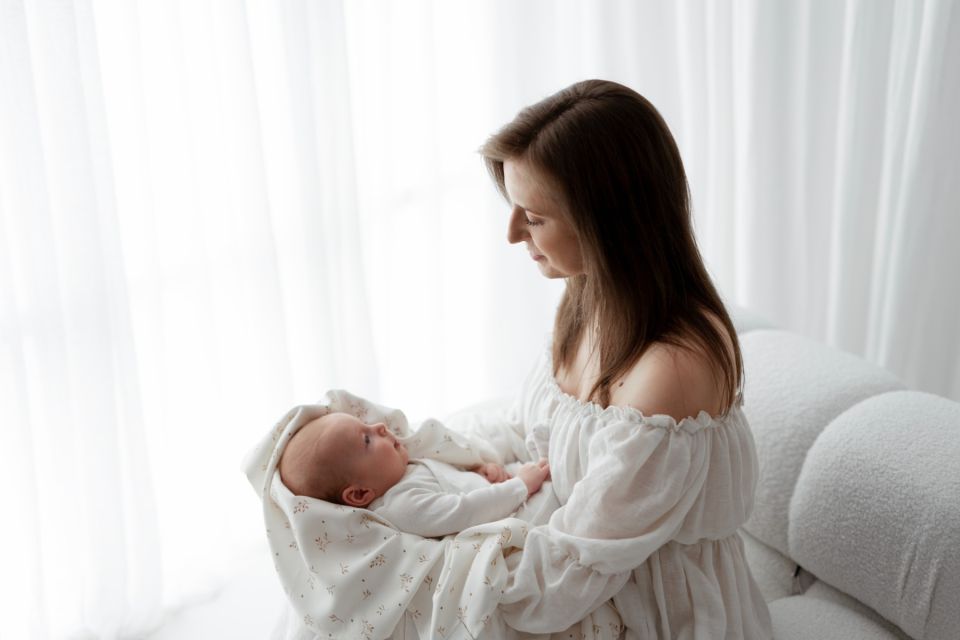 Bamboo swaddle blanket 100x120 - twigs - MY MEMI