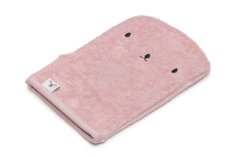 Bamboo Wash Glove Powder Pink MY MEMI