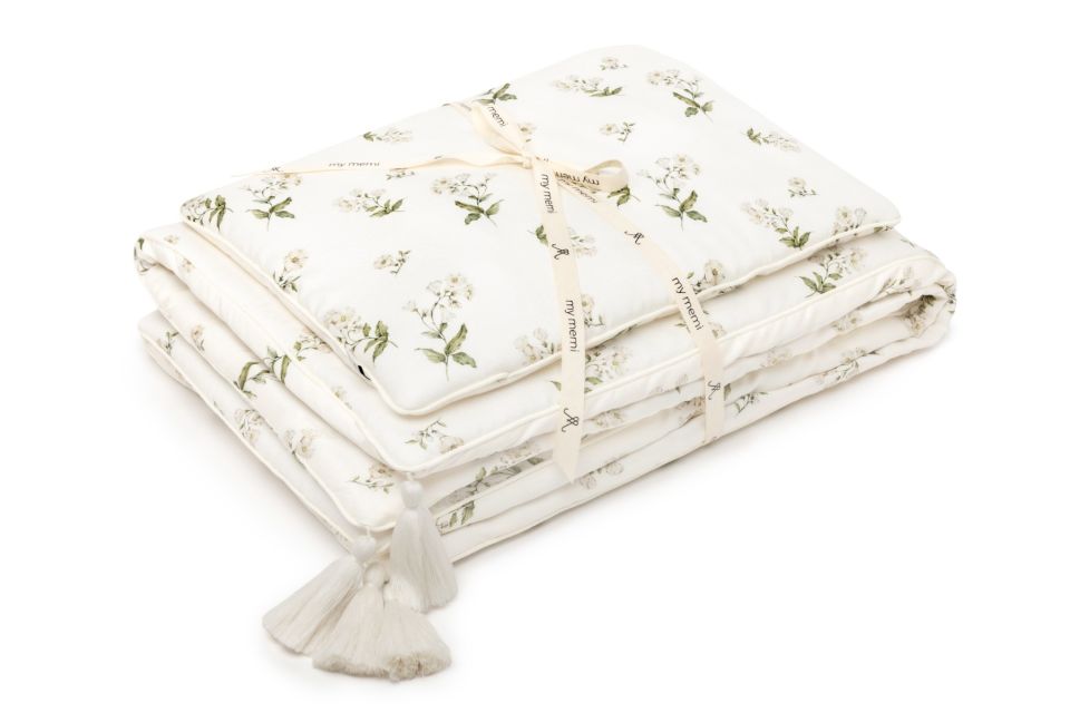 Bamboo bedding with filling 75x95 - bells - MY MEMI