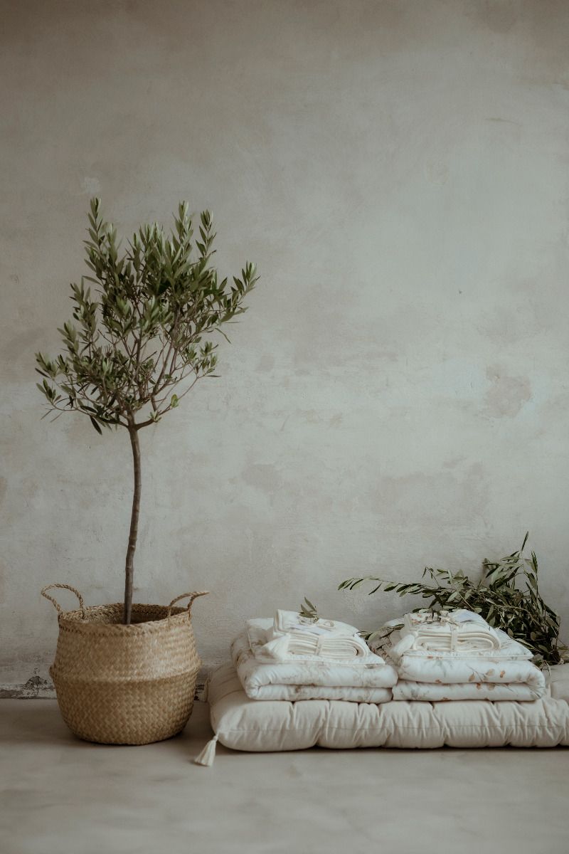 Bamboo pillow 25x35 - boho flowers MY MEMI