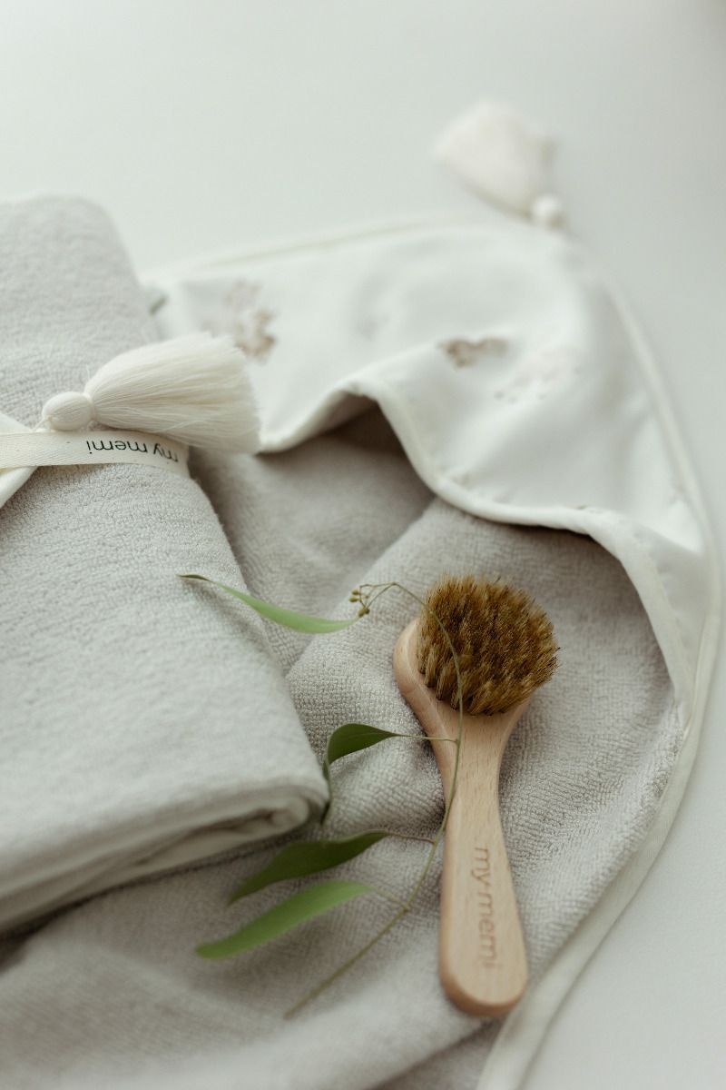 Bamboo big towel - alpacas