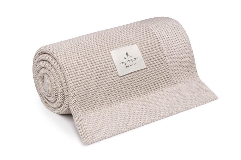 Bamboo Blanket 80x100 Light Beige - classic MY MEMI