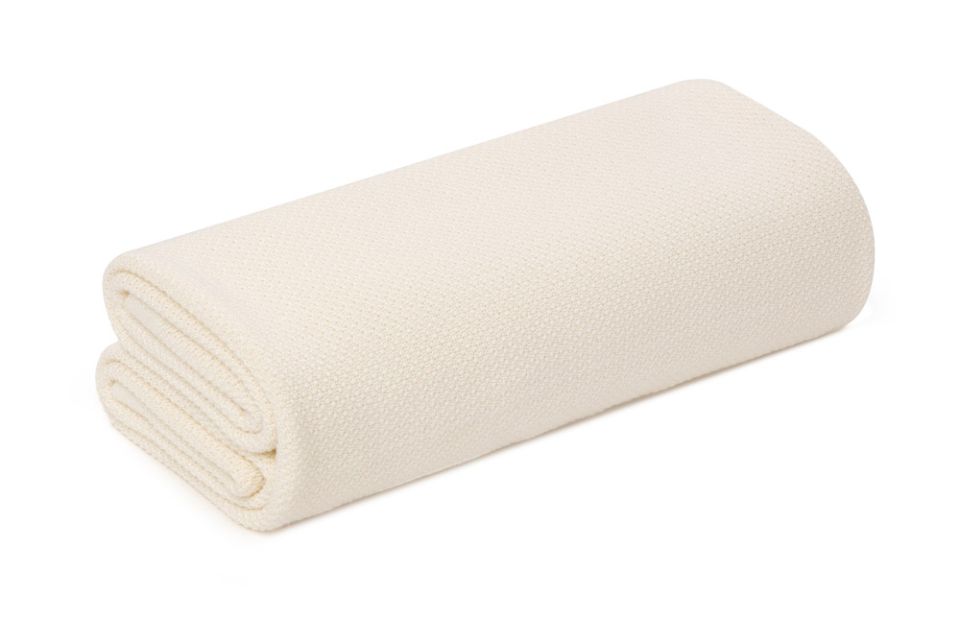 Bamboo Swaddle Blanket / Light Blanket with Silver Ions 100x100 Cream MY MEMI