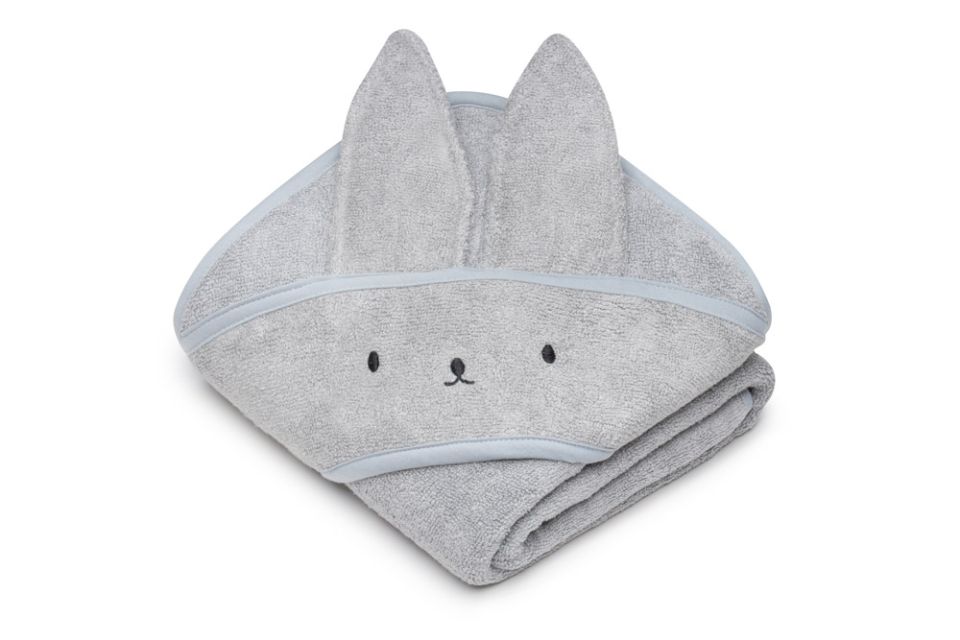 Bamboo Towel Light Grey - rabbit MY MEMI