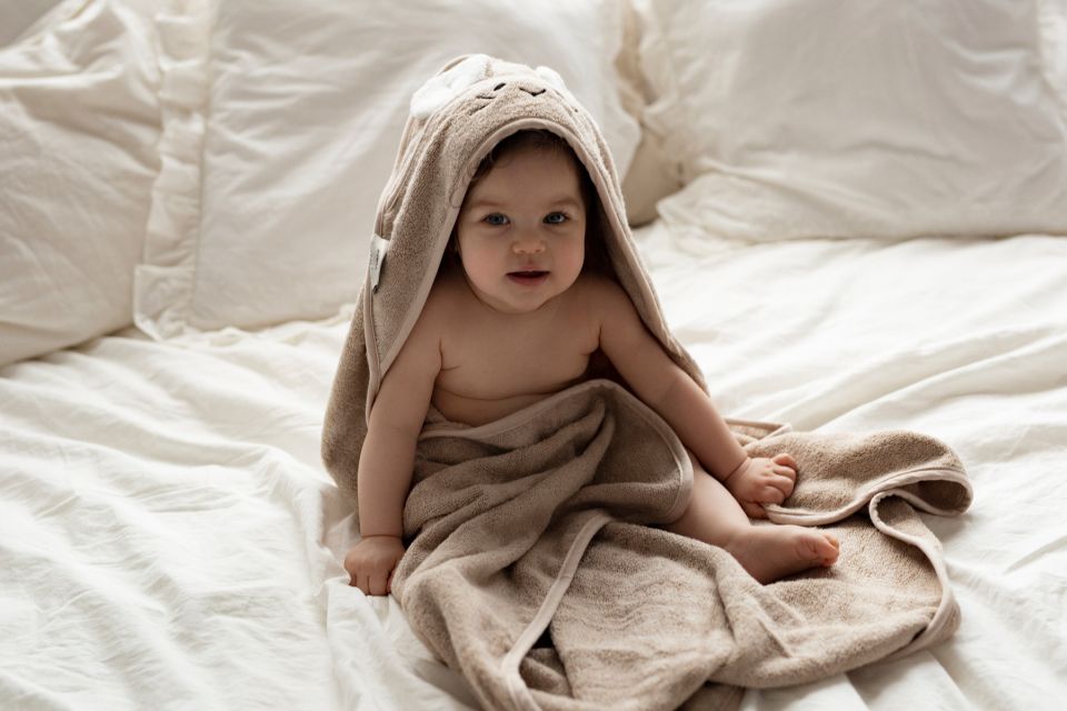 Bamboo Towel Powder Pink - mouse MY MEMI