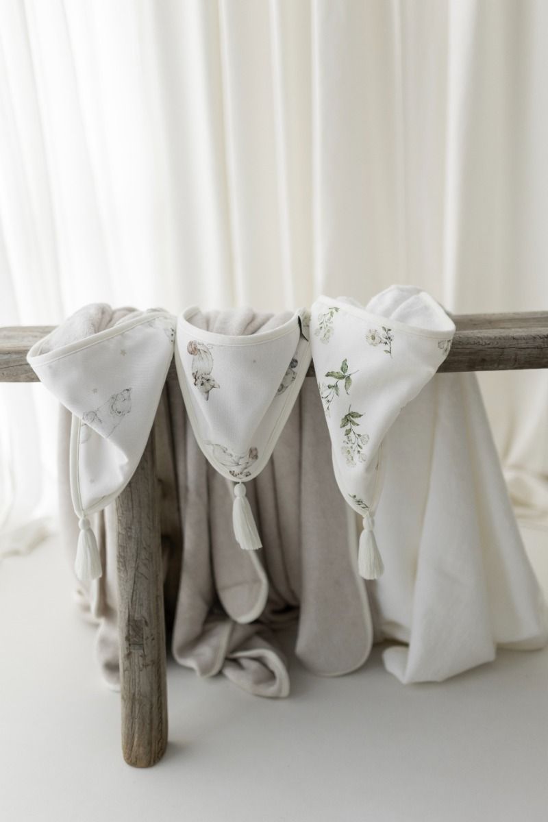 Bamboo swaddle blanket 75x100 - bells - MY MEMI