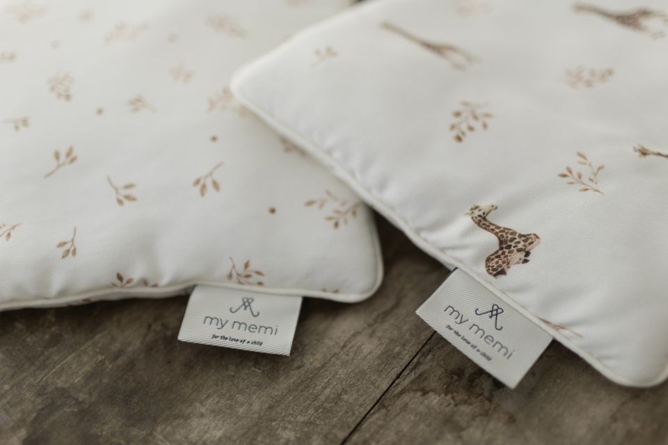 Bamboo swaddle blanket 100x120 - giraffes - MY MEMI