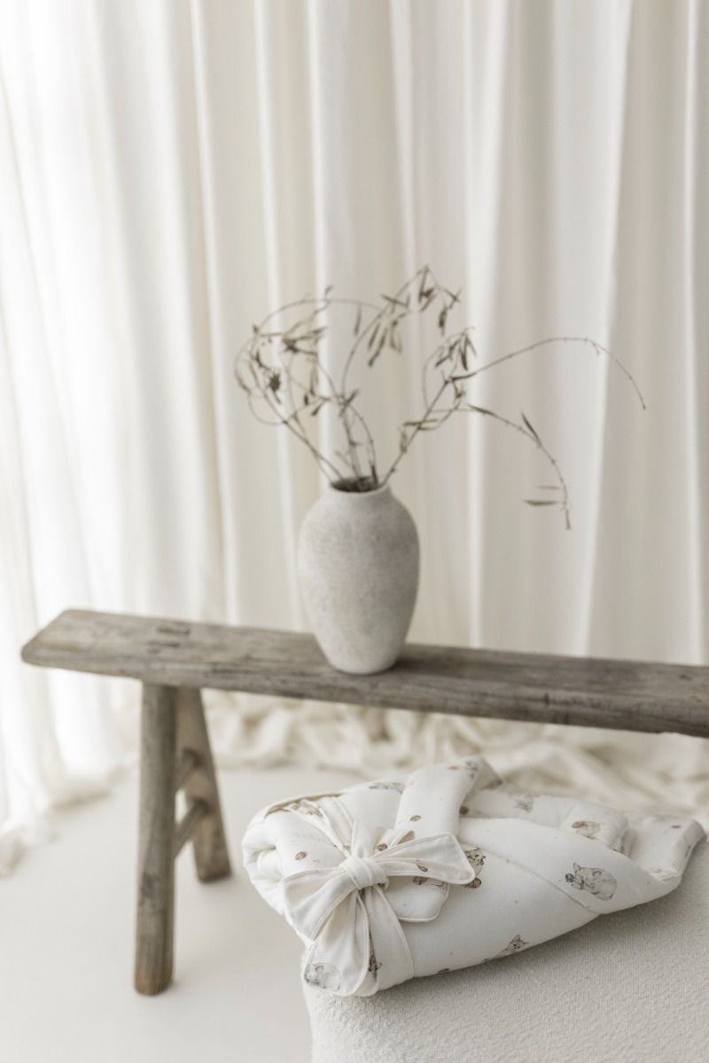 Bamboo muslin swaddle 120x120 - kittens - MY MEMI
