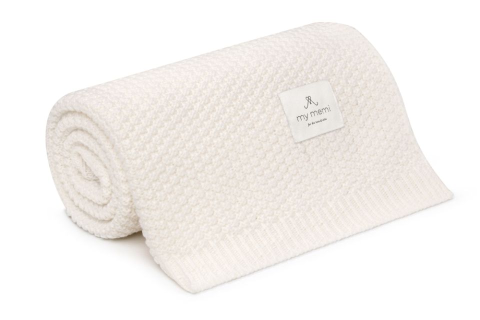 100% Natural Merino Wool Blanket Cream - Premium Collection MY MEMI