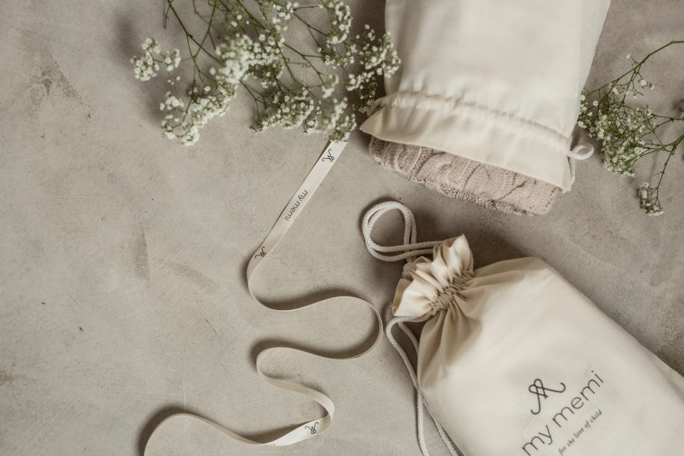 Warm blanket of 100% merino wool cream - premium collection - MY MEMI