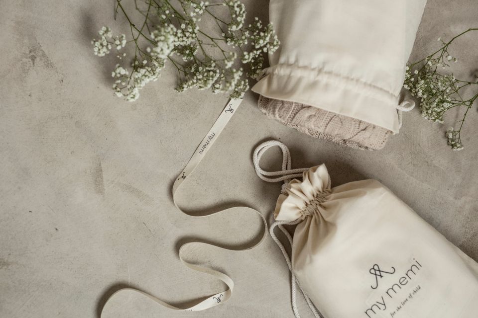 100% Natural Merino Wool Blanket Light Grey Lines - Premium Collection