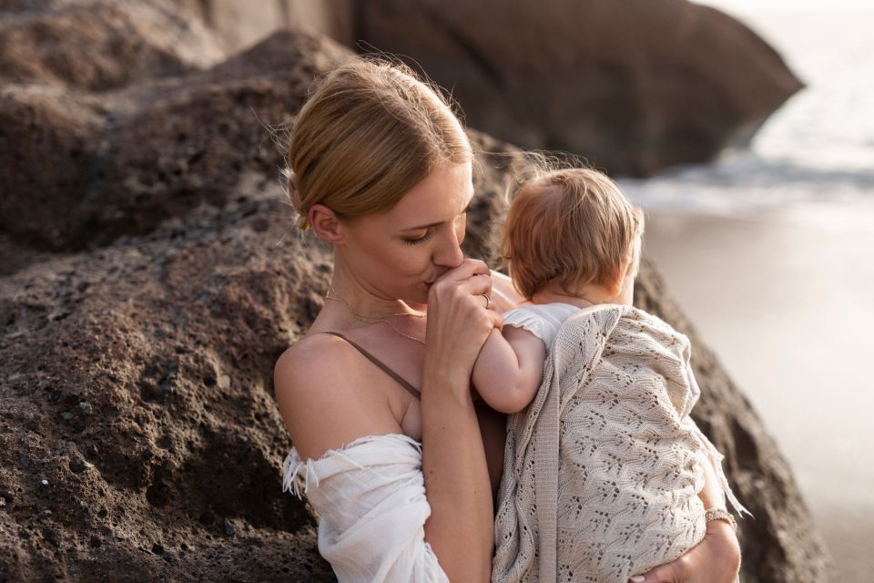 Openwork Bamboo Blanket 80x100 Powder Pink MY MEMI