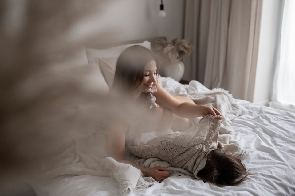 Openwork Bamboo Blanket 80x100 Cream MY MEMI