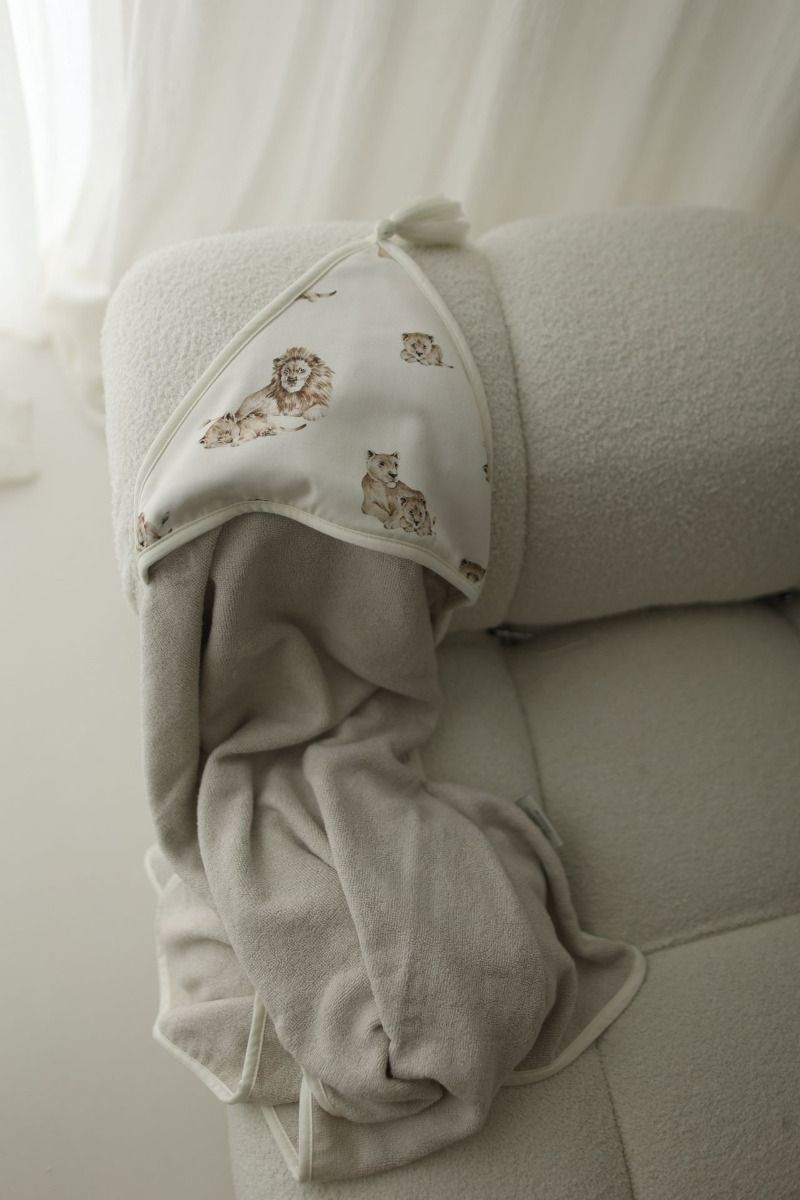 2in1 bamboo baby horn/bedding - lions