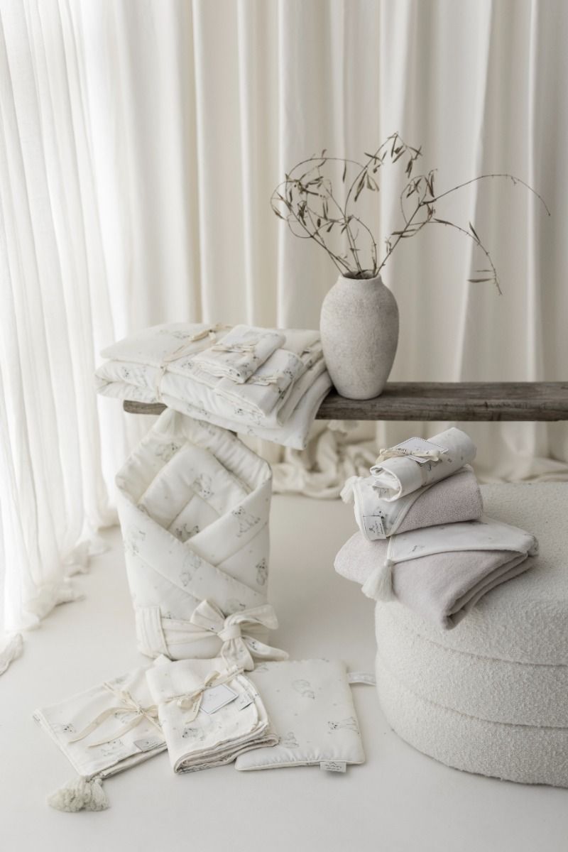 Bamboo big towel- little bears - MY MEMI