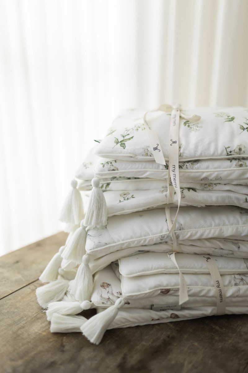 Bamboo muslin swaddle 120x120 - little bears - MY MEMI