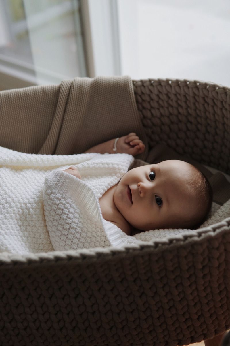 100% Natural Merino Wool Blanket Cream - Premium Collection MY MEMI