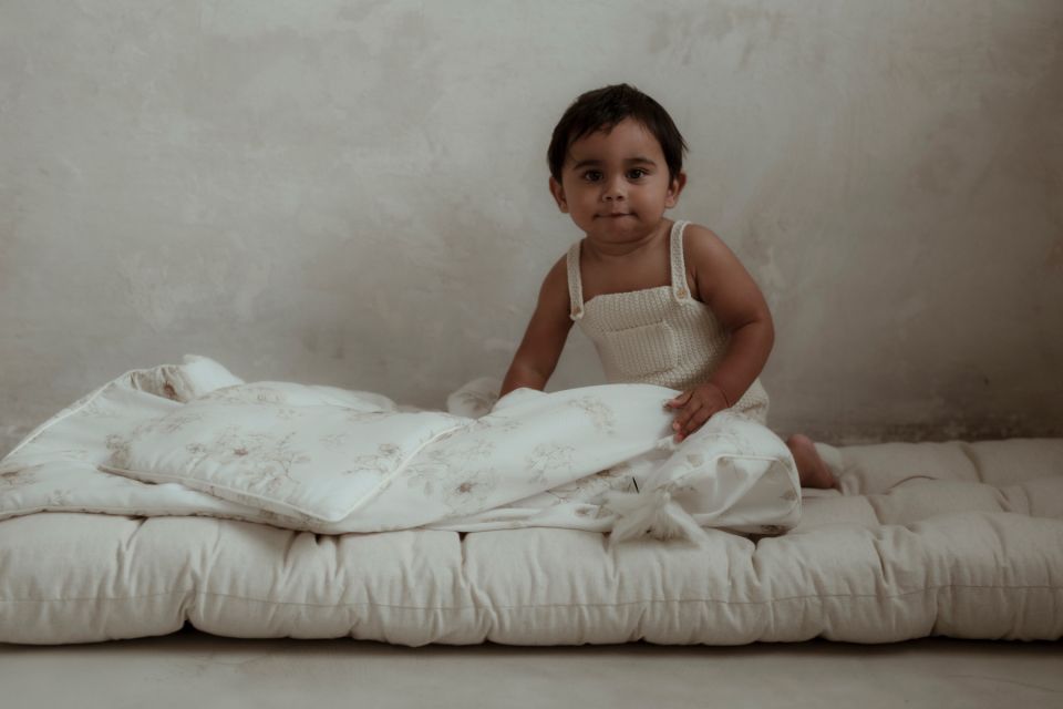 Bamboo Towel- boho flowers MY MEMI