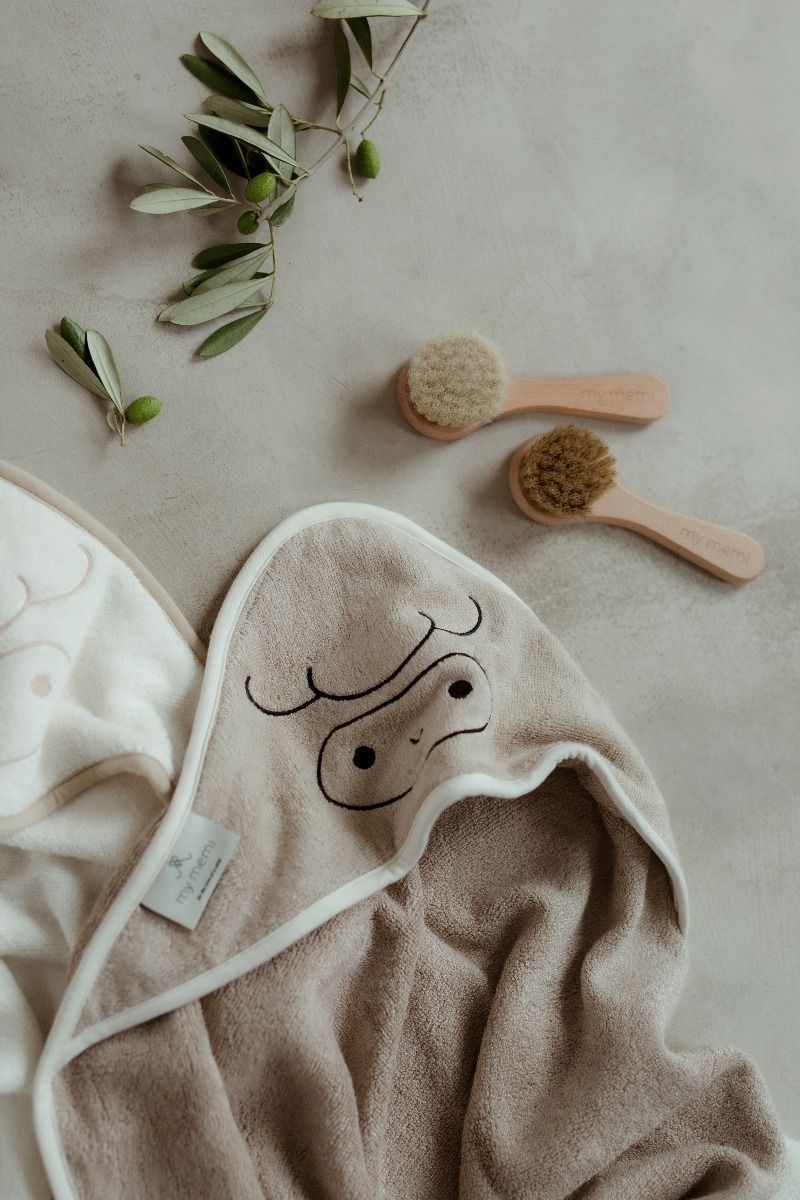 Brush against cradle cap natural bristle MY MEMI