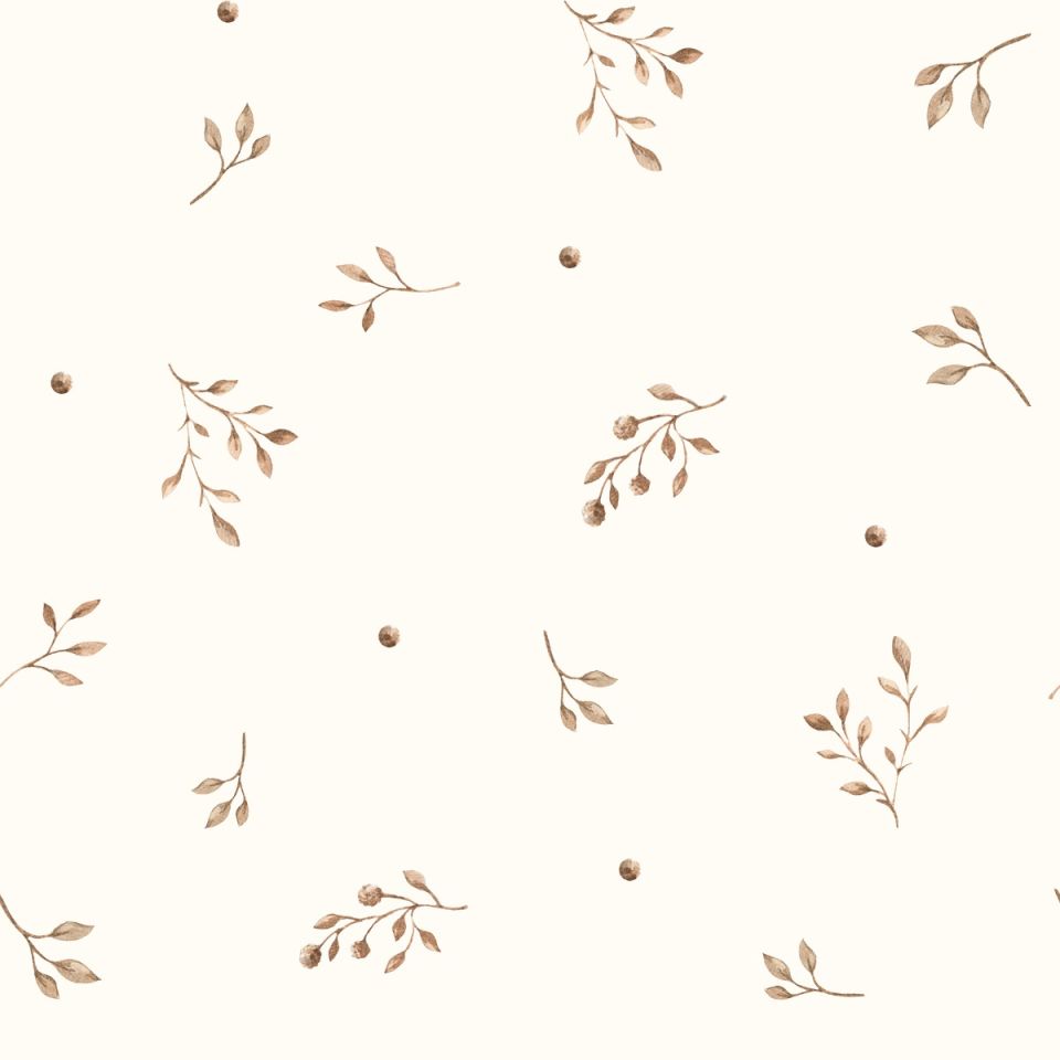 Organic cotton muslin diaper 60x65 - twigs