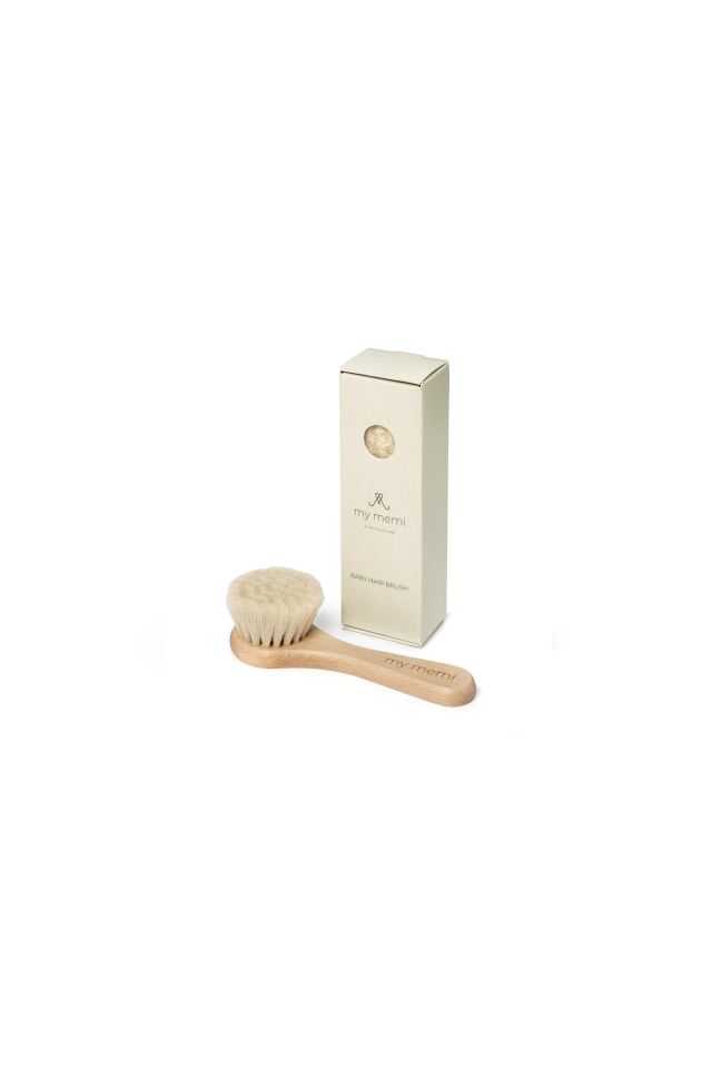 Relaxing Baby Hair Brush with Natural Goat Bristles