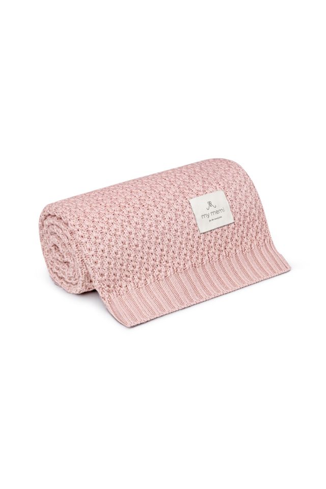 Bamboo Blanket 80x100 powder pink - chain