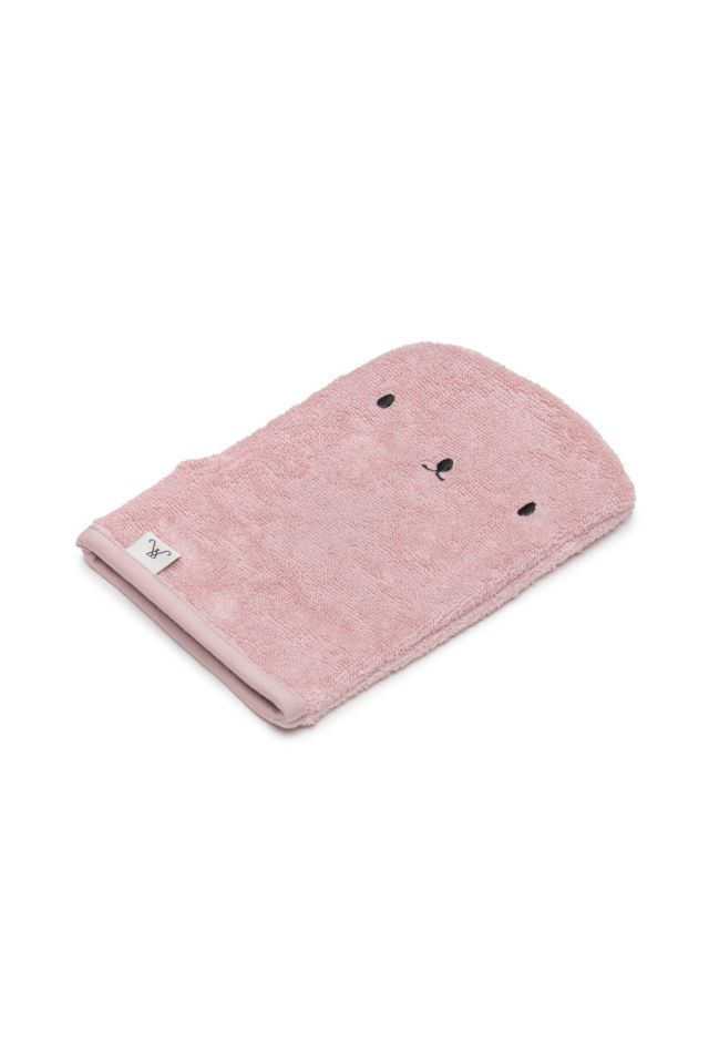 Bamboo Wash Glove Powder Pink