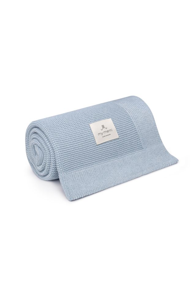 Bamboo Blanket 80x100 Baby Blue - classic
