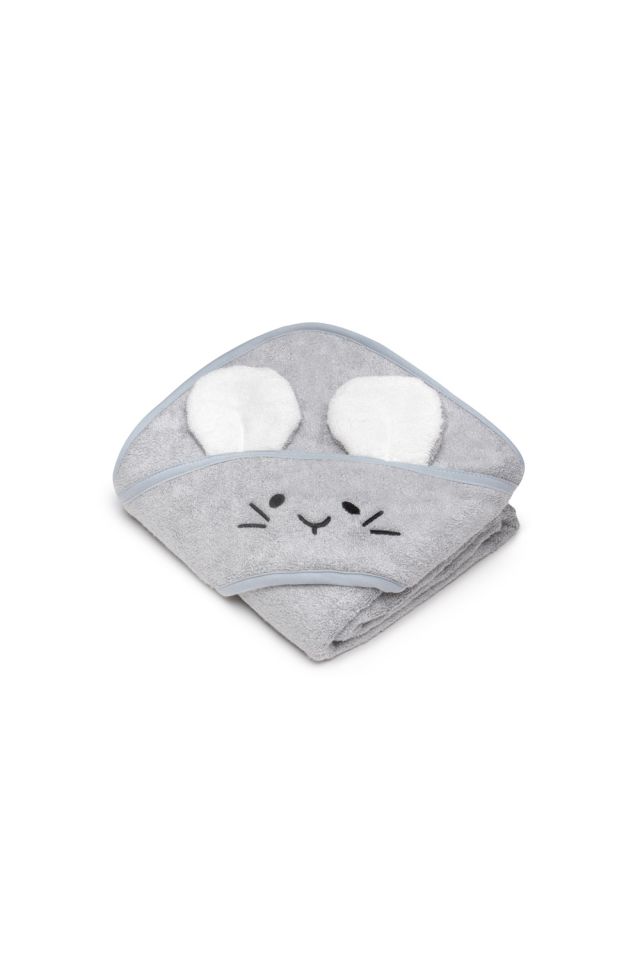 Bamboo Towel Light Grey - mouse