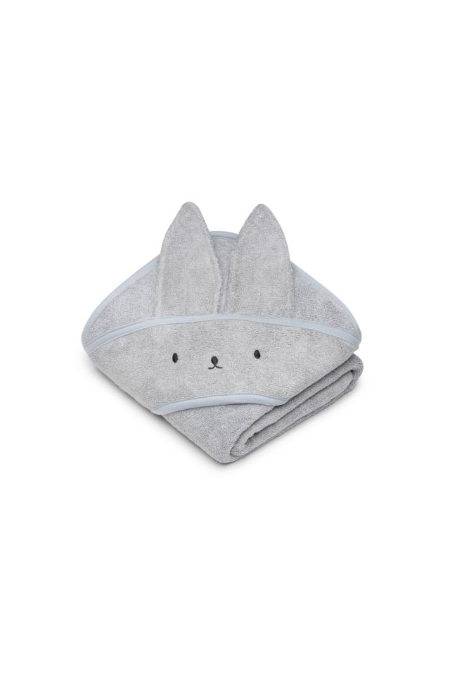 Bamboo Towel Light Grey - rabbit