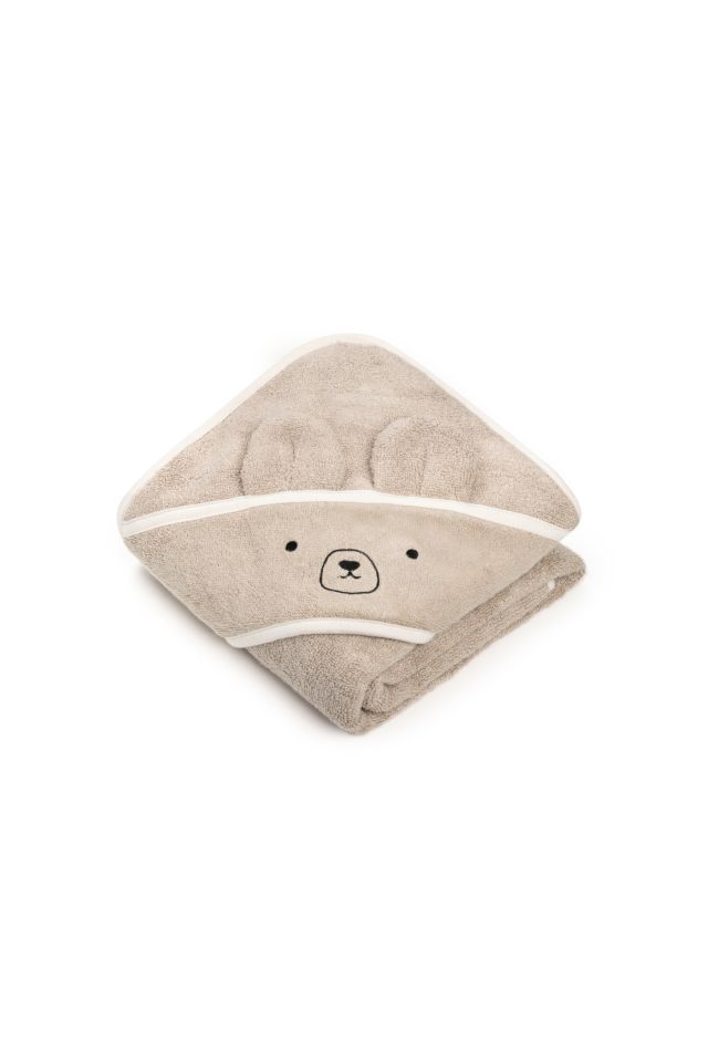 Bamboo Towel Beige - bear