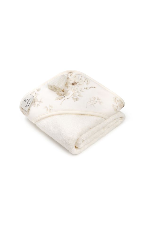 Bamboo Towel- boho flowers