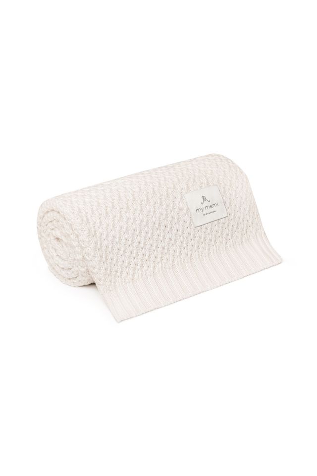 Bamboo Blanket 80x100 cream - chain