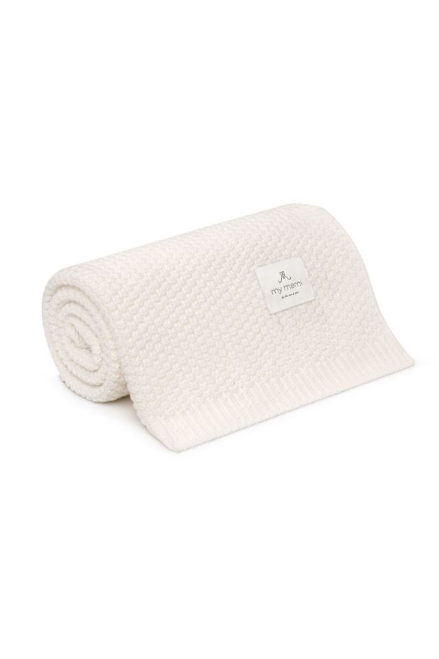 100% Natural Merino Wool Blanket Cream - Premium Collection