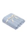 Bamboo Blanket 80x100 baby blue - feather - MY MEMI
