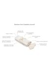 Bamboo-linen swaddle blanket 75x100 ultra soft MY MEMI