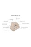 Bamboo big towel cream - cat MY MEMI