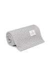 Bamboo Blanket 80x100 Light Grey - chain MY MEMI
