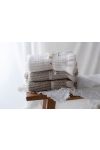 Bamboo blanket with a frill 85x105 light grey MY MEMI