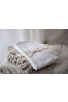 Bamboo blanket with a frill 85x105 light grey MY MEMI